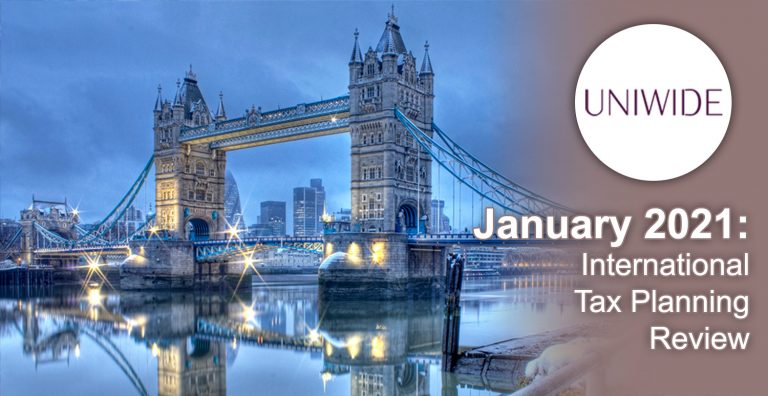 January 2021: International Tax Planning Review