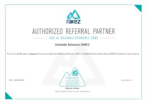 Partner Certificate - RAKEZ Free Zone